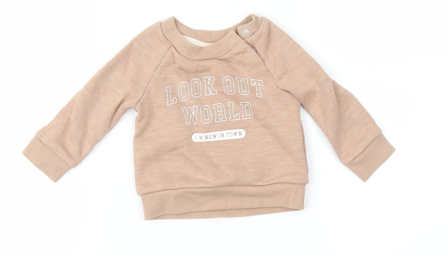 Primark Baby Brown   Pullover Casual Size 3-6 Months
