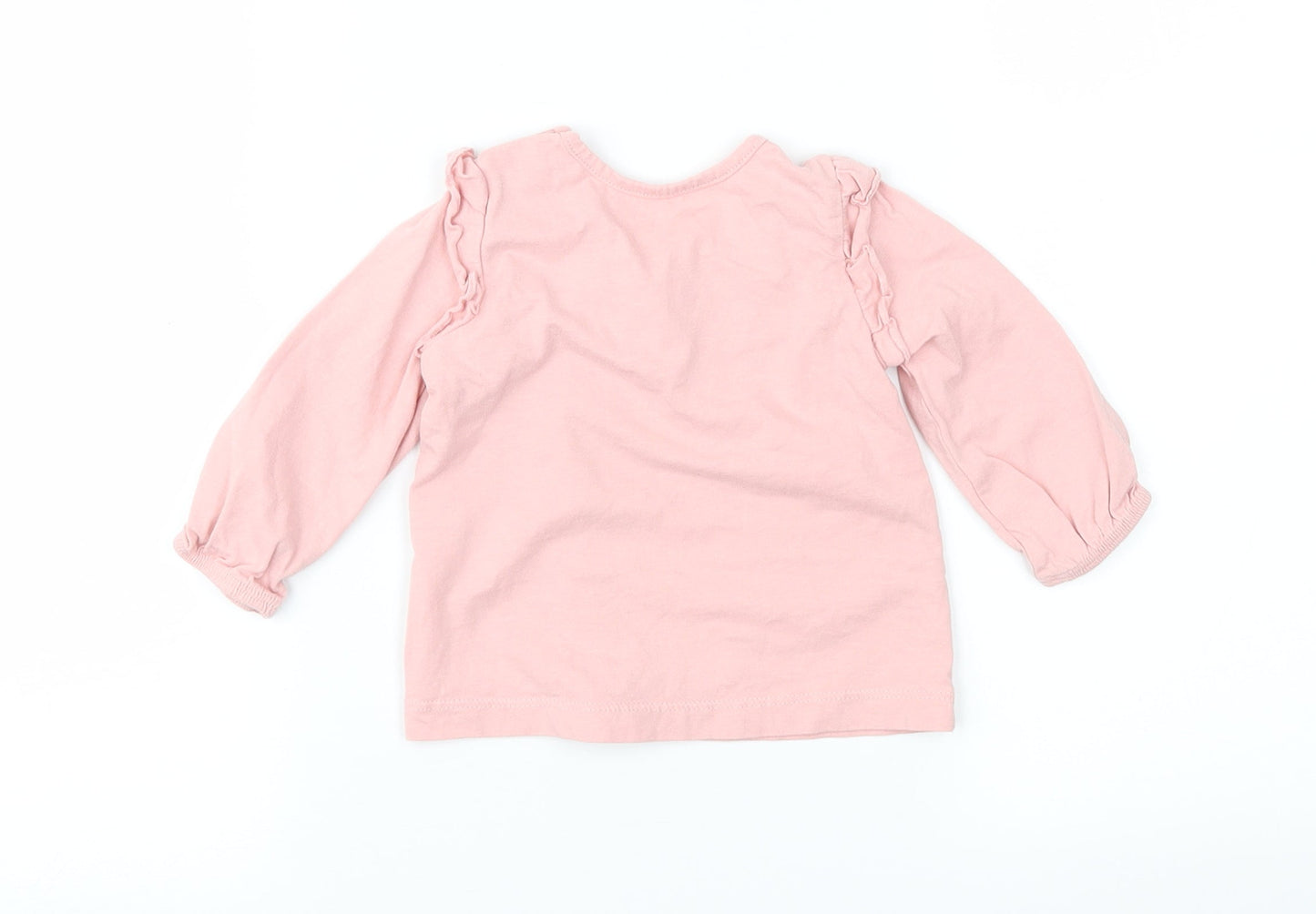 Matalan Girls Pink   Basic T-Shirt Size 3-6 Months