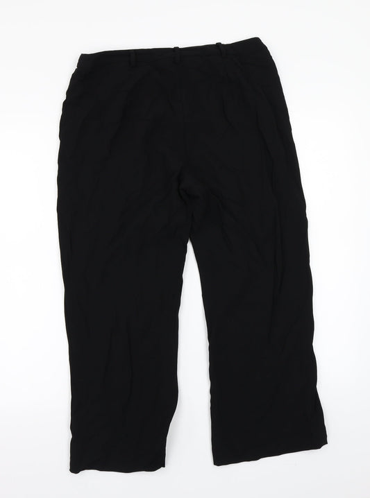 Collection Womens Black   Trousers  Size 12 L23 in
