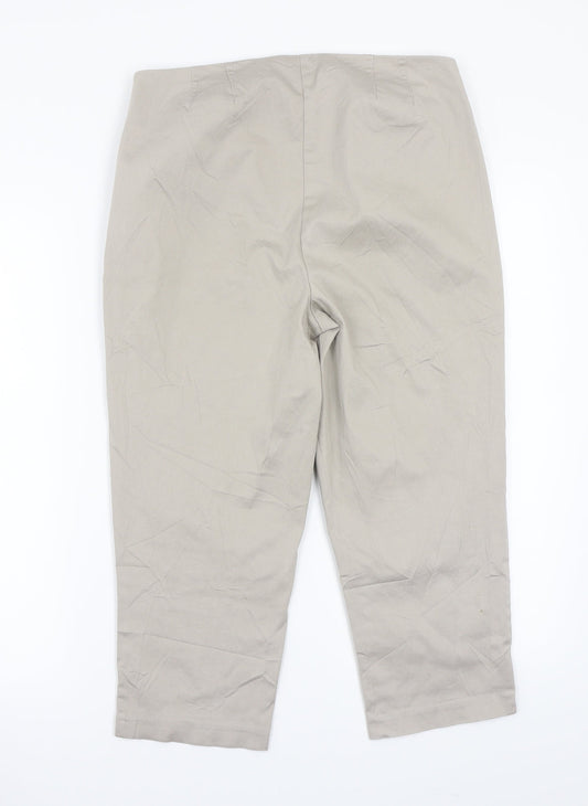 Marks and Spencer Womens Beige   Trousers  Size 12 L21 in