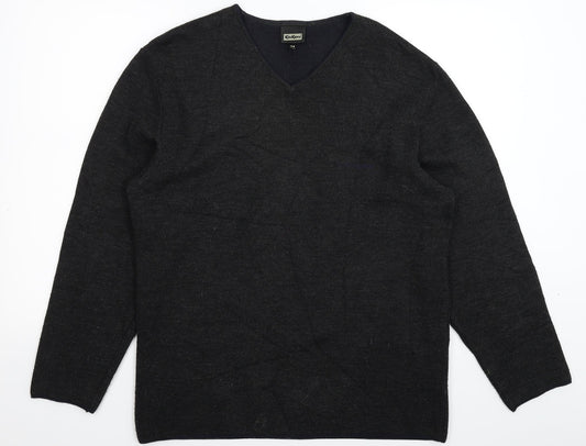 Kickers Mens Black  Knit Pullover Jumper Size M