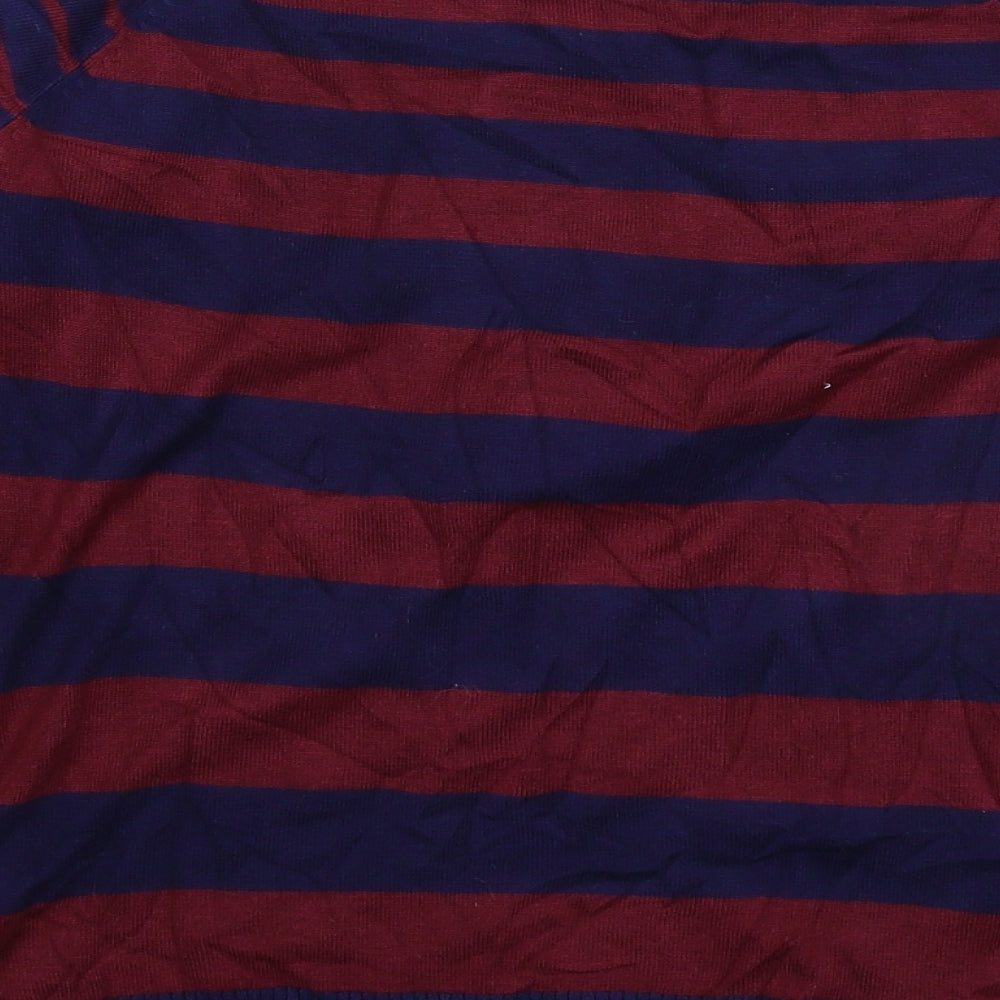 FOREVER 21 Womens Multicoloured Striped Knit Pullover Jumper Size M