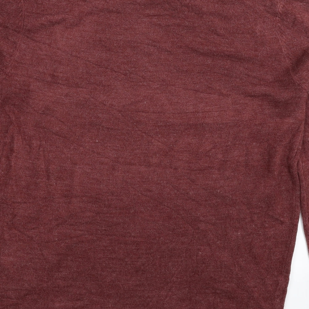 C&A Mens Brown  Knit Pullover Jumper Size M