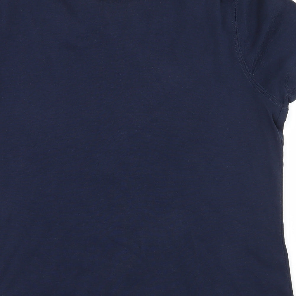 Bonmarché Womens Blue  Jersey Basic T-Shirt Size M