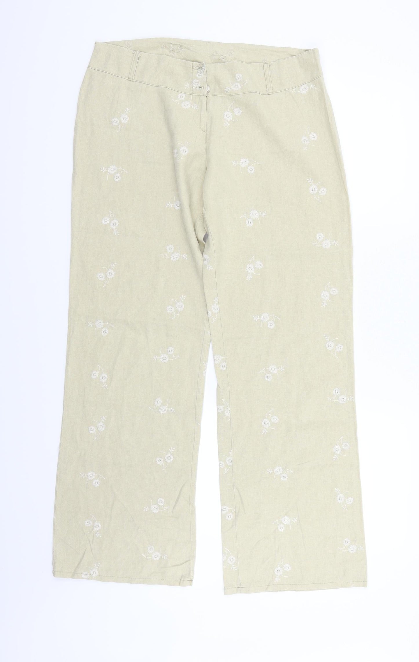 morin Womens Beige   Trousers  Size XL L29 in