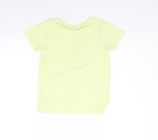 Matalan Girls Yellow   Basic T-Shirt Size 10 Years