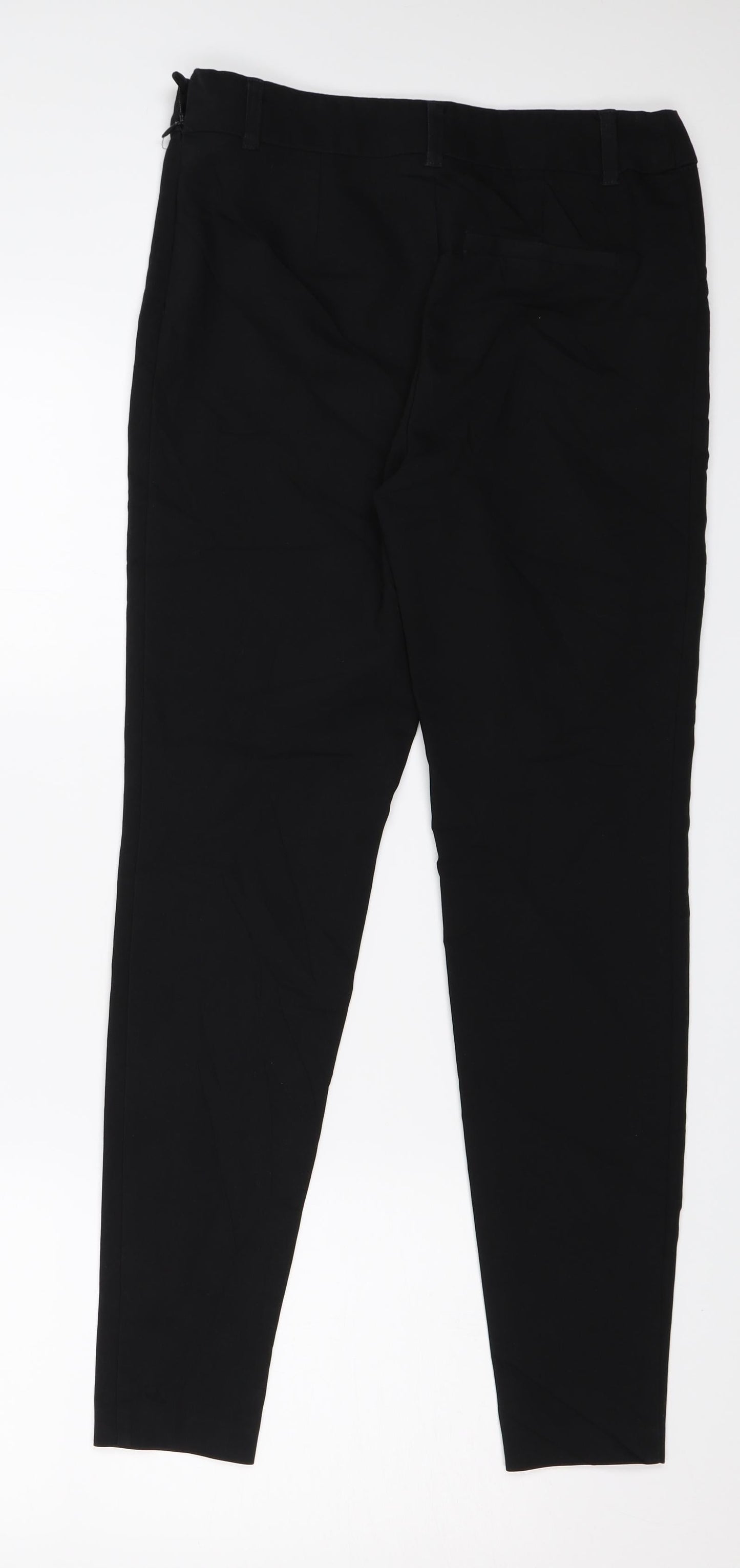 Papaya Womens Black   Trousers  Size 8 L27 in