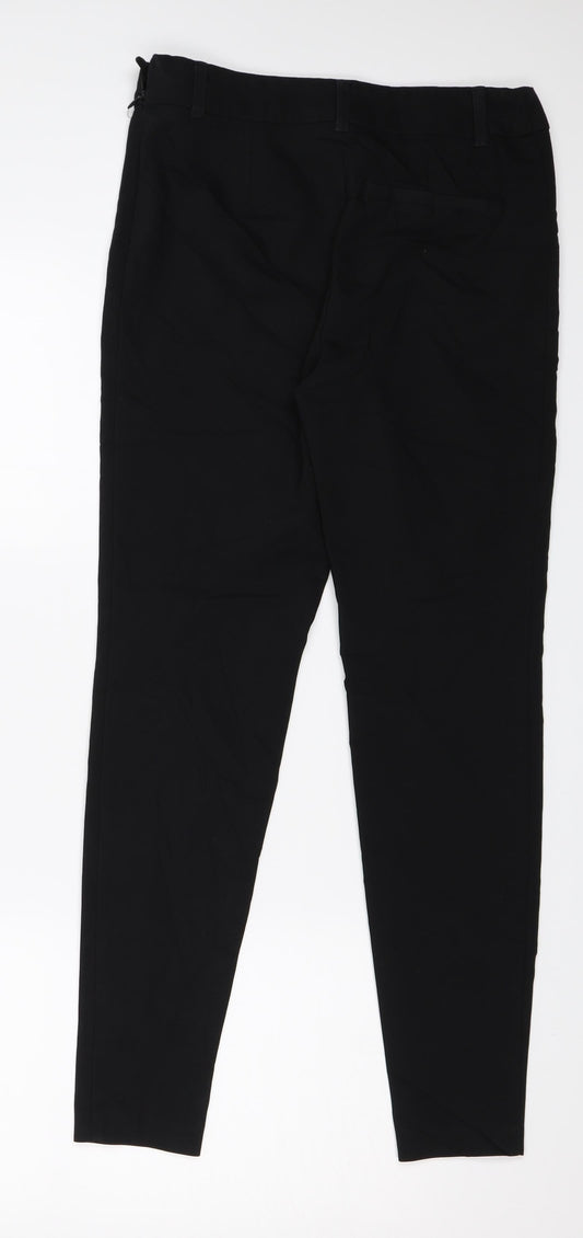 Papaya Womens Black   Trousers  Size 8 L27 in