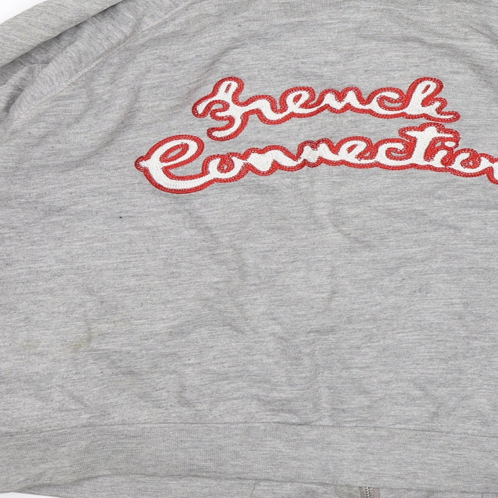 French Connection Womens Grey   Full Zip Jumper Size S