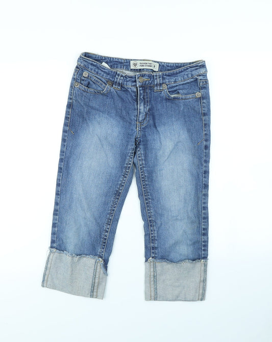 Fashion that Functions Womens Blue   Cut-Off Shorts Size 8