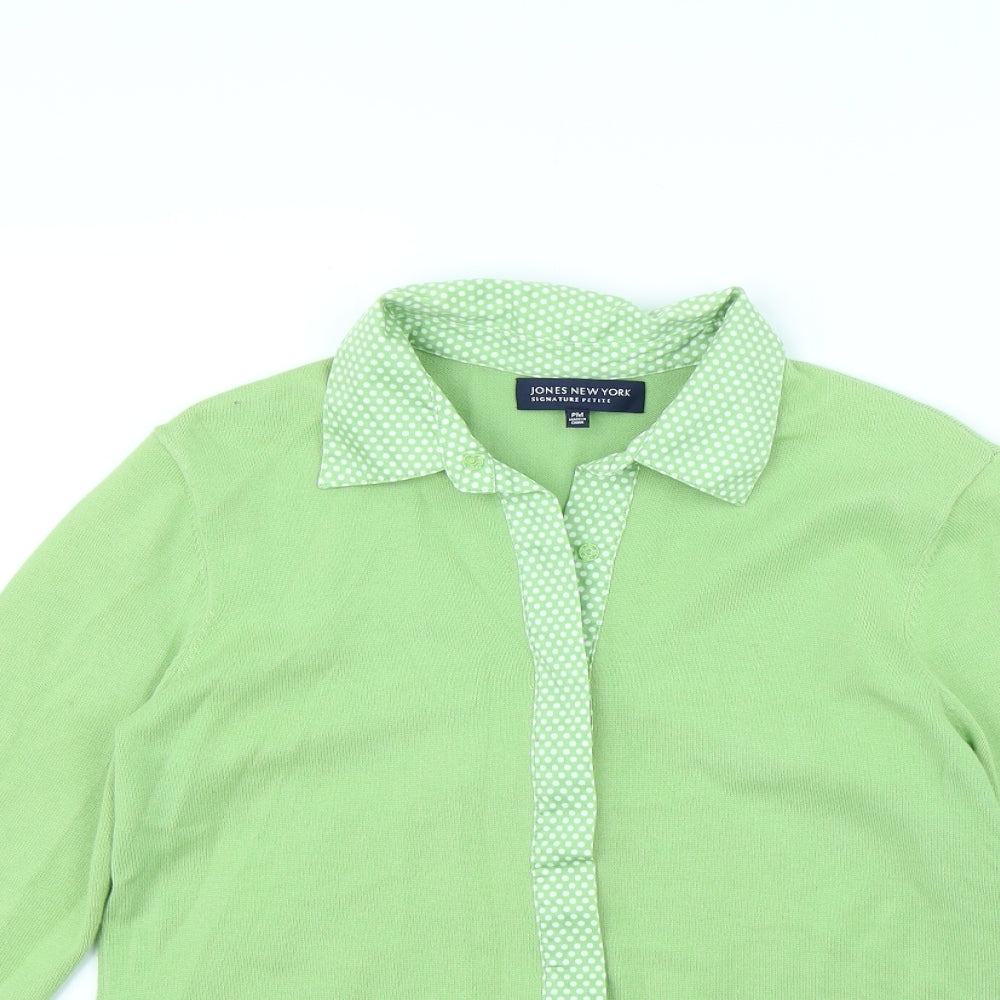 Jones New York Womens Green   Jacket  Size M