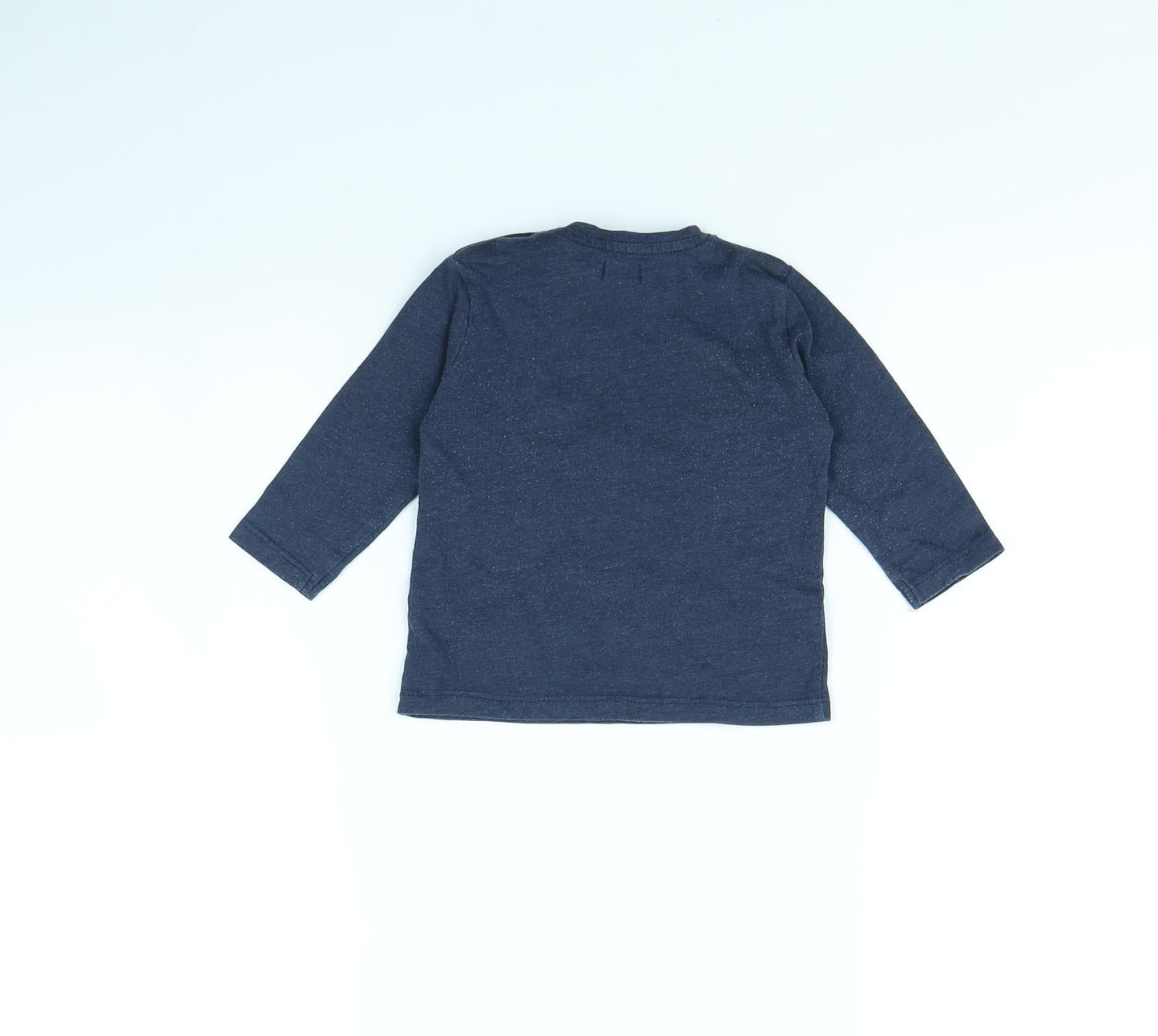 Sfera Girls Blue   Basic T-Shirt Size 6-9 Months  - BEAR