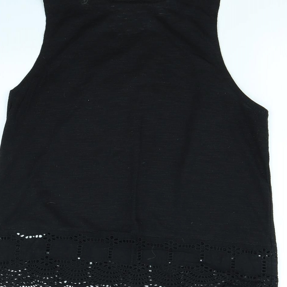 New Look Womens Black   Basic Tank Size 10