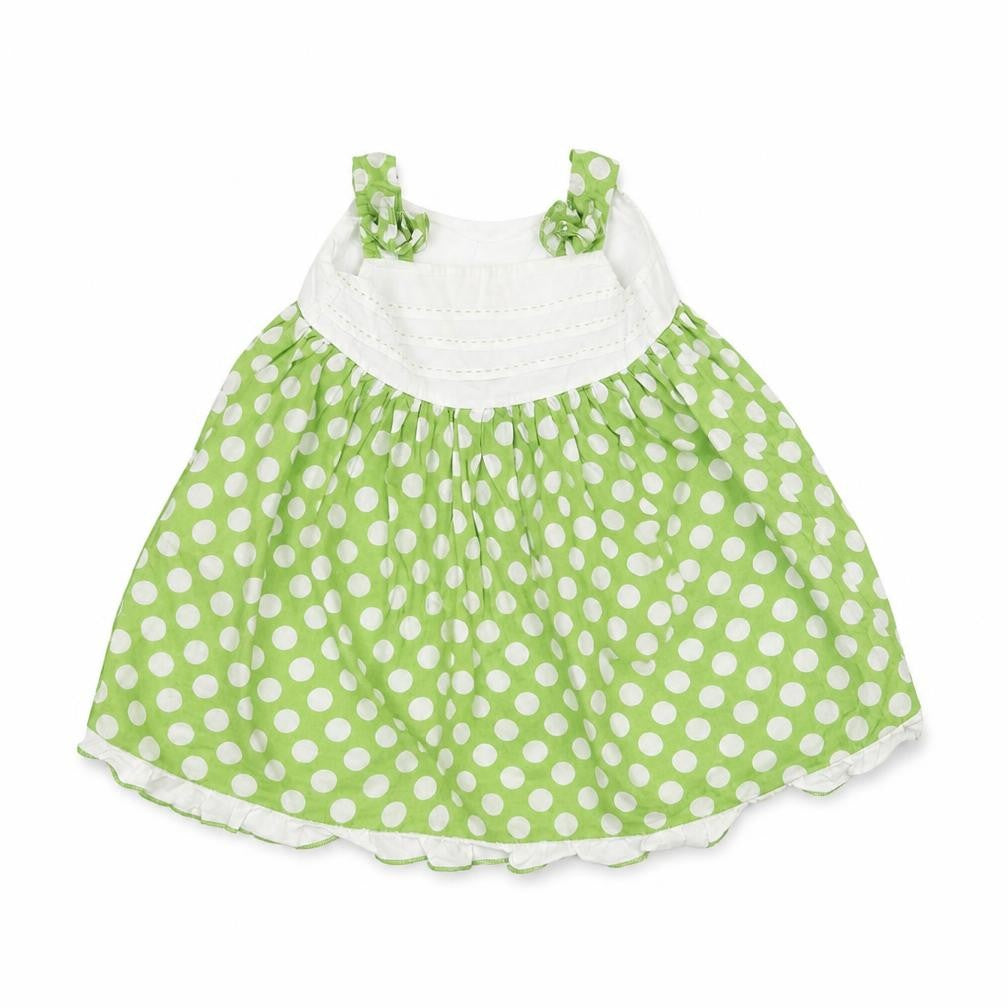 Next Baby Green Polka Dot  A-Line  Size 3-6 Months