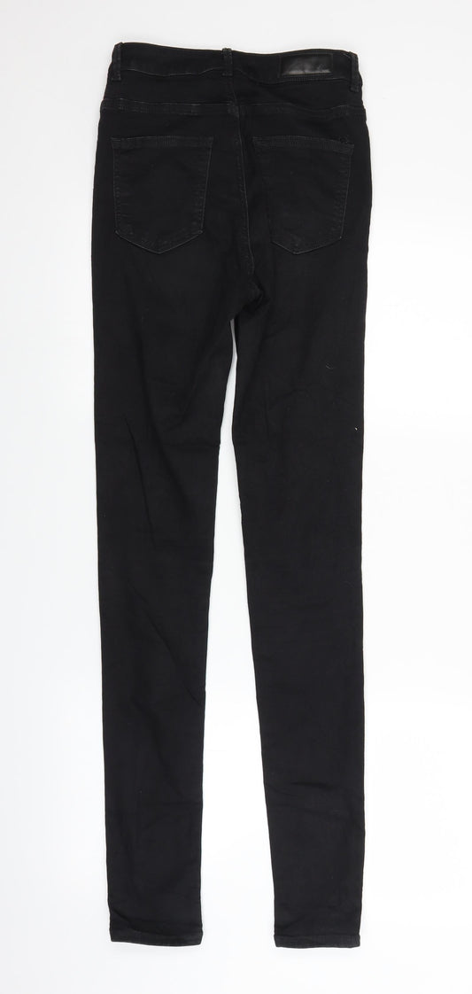Never denim Womens Black  Denim Skinny Jeans Size S L30 in