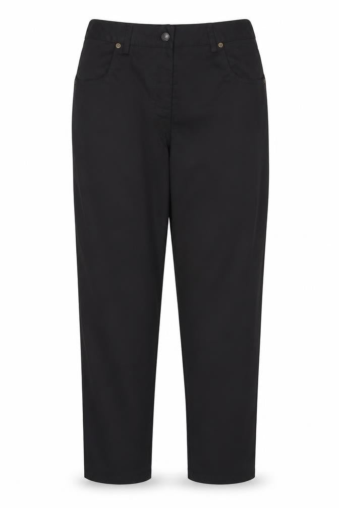 Alexandra Womens Black   Chino Trousers Size 12 L26 in