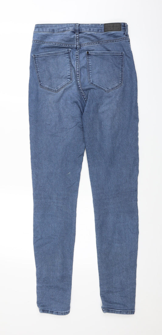 H&M Womens Blue  Denim Straight Jeans Size 28 in L29 in