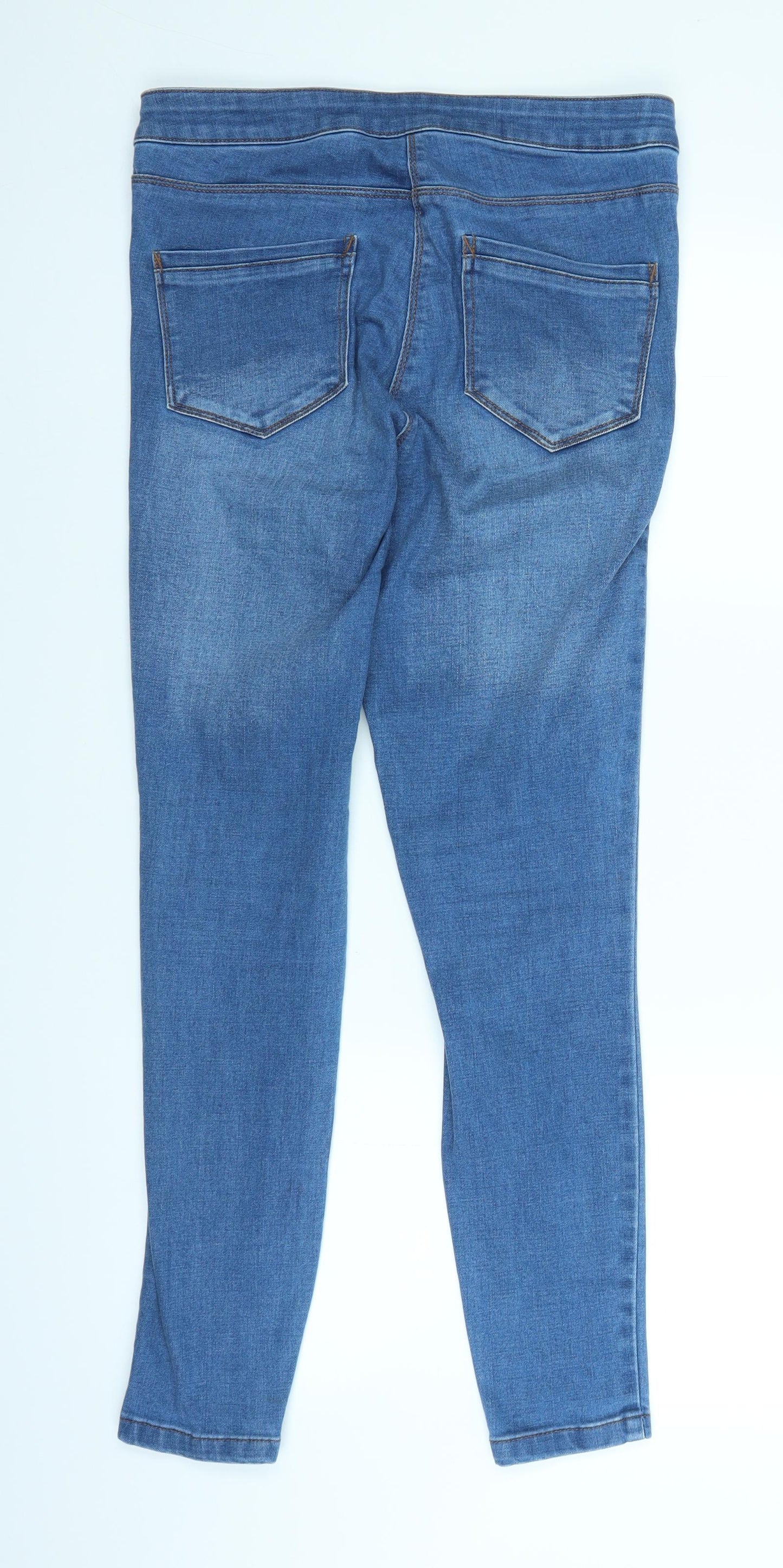 Denim Womens Blue  Denim Straight Jeans Size 12 L26 in