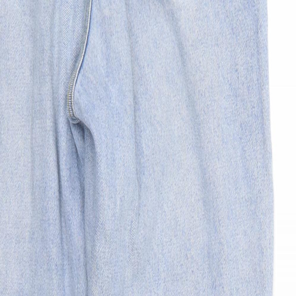 Shien Womens Blue  Denim Cropped Jeans Size XS L24 in