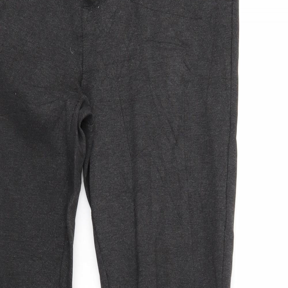 Promod Womens Grey   Cropped Trousers Size L L26 in