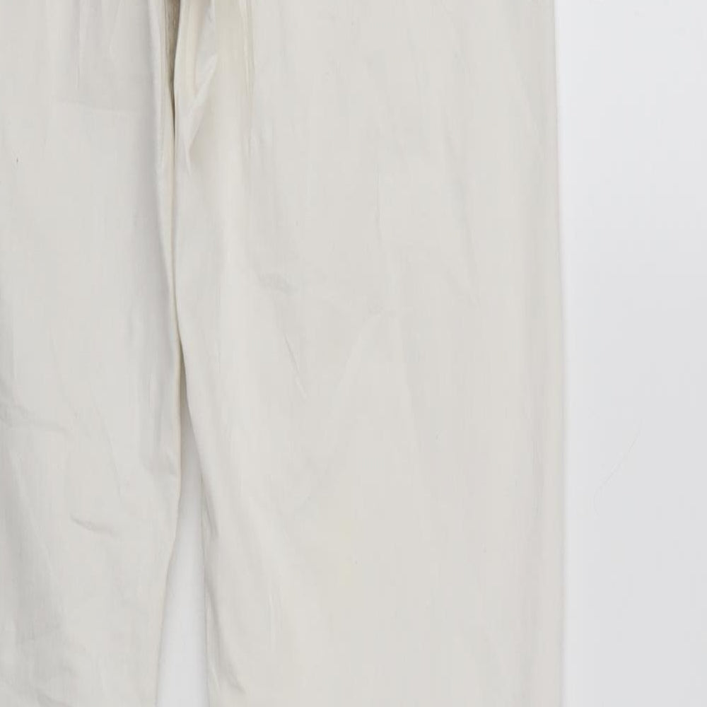 Divided Womens White  Denim Skinny Jeans Size 10 L30 in