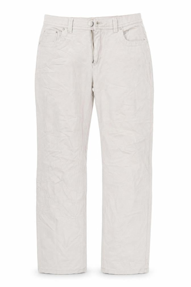 Charles Jogule Womens Beige  Denim Straight Jeans Size 32 in L29 in