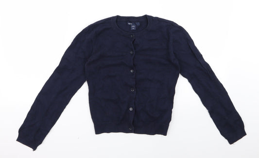 Gap Girls Black  Rayon Basic T-Shirt Size 10 Years