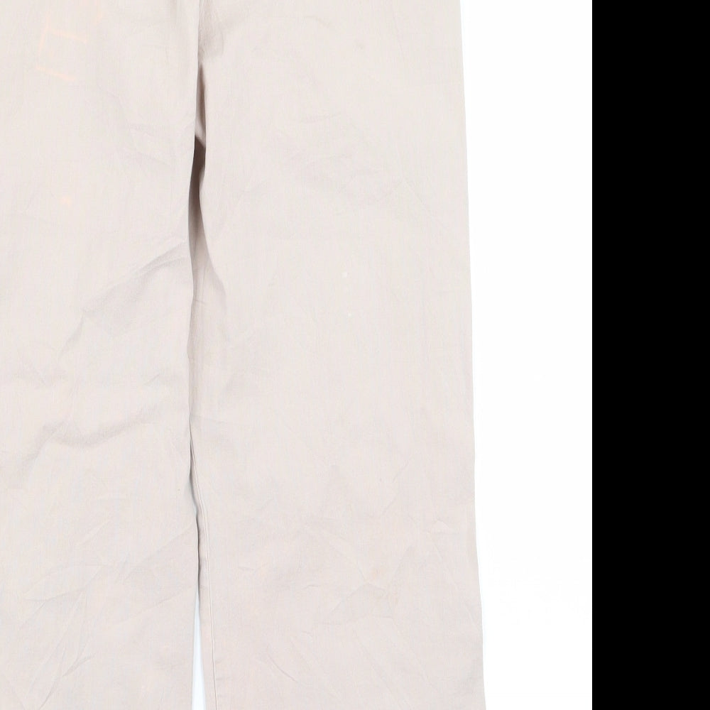 whisltes Womens Orange  Rayon Trousers  Size 10 L20 in