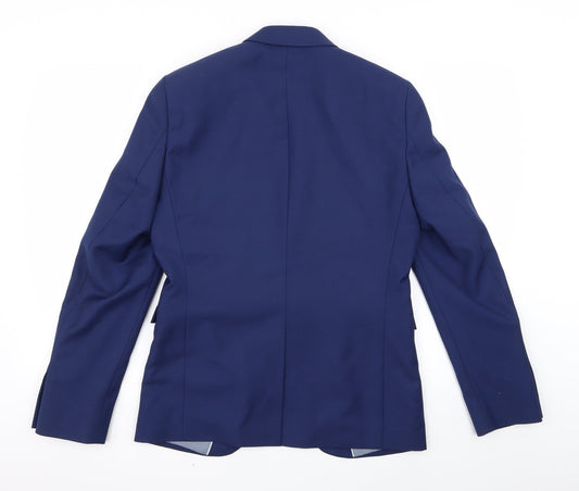 Burton Mens Blue  Rayon Jacket  Size 36