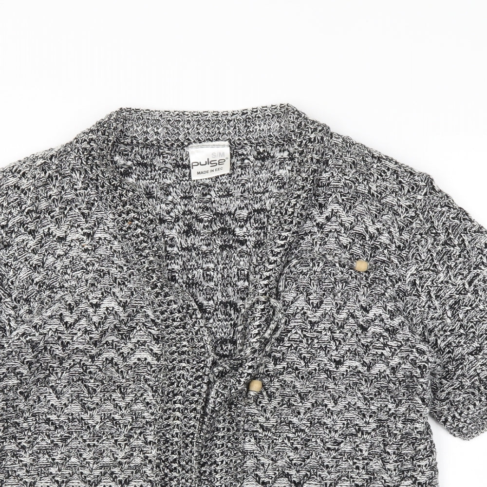 Pulse Womens Black   Cardigan Jumper Size S