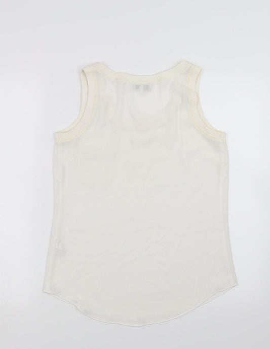 Papaya Womens Ivory   Basic Blouse Size 8