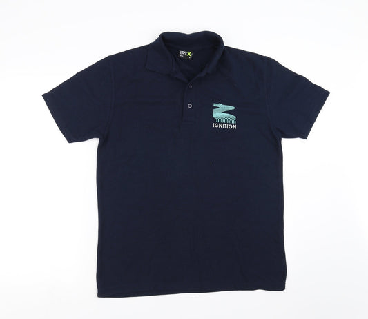 RTX Mens Blue    Polo Size M