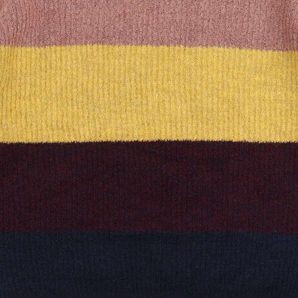 New Look Womens Multicoloured Striped  Pullover Jumper Size S