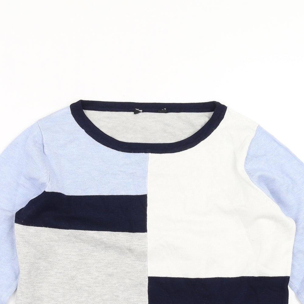 M&Co Womens Blue   Pullover Jumper Size 10