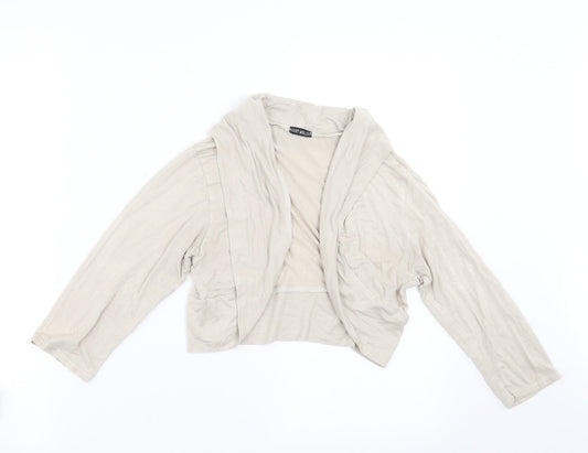 Kurt Muller Womens Beige   Shrug Jumper Size S