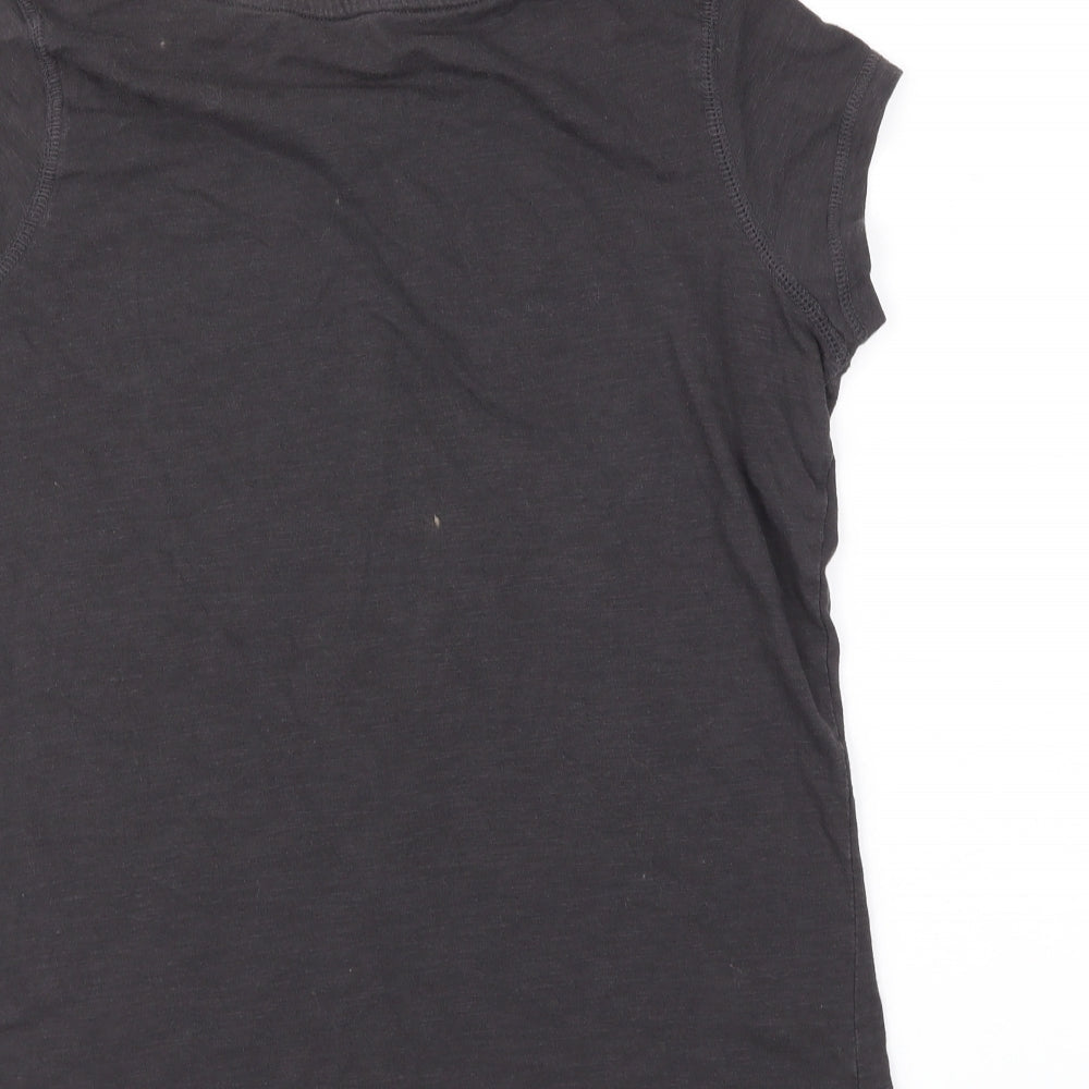 ACE  Womens Black   Basic T-Shirt Size S