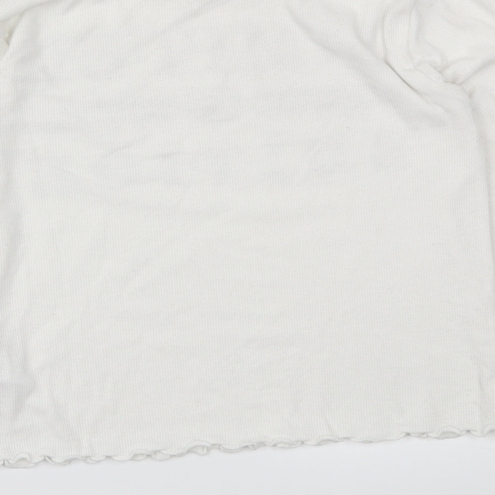 Primark Girls White   Basic T-Shirt Size 10-11 Years