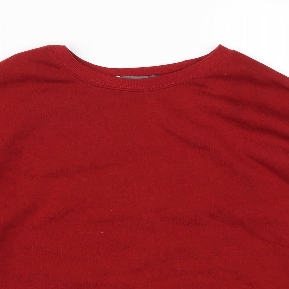 Primark Womens Red   Pullover Hoodie Size 2XS