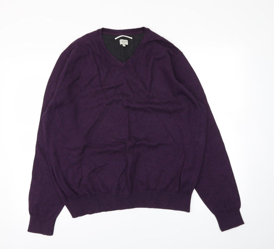Racing Green Mens Purple   Pullover Sweatshirt Size XL
