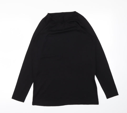 Preworn Womens Black   Basic T-Shirt Size L