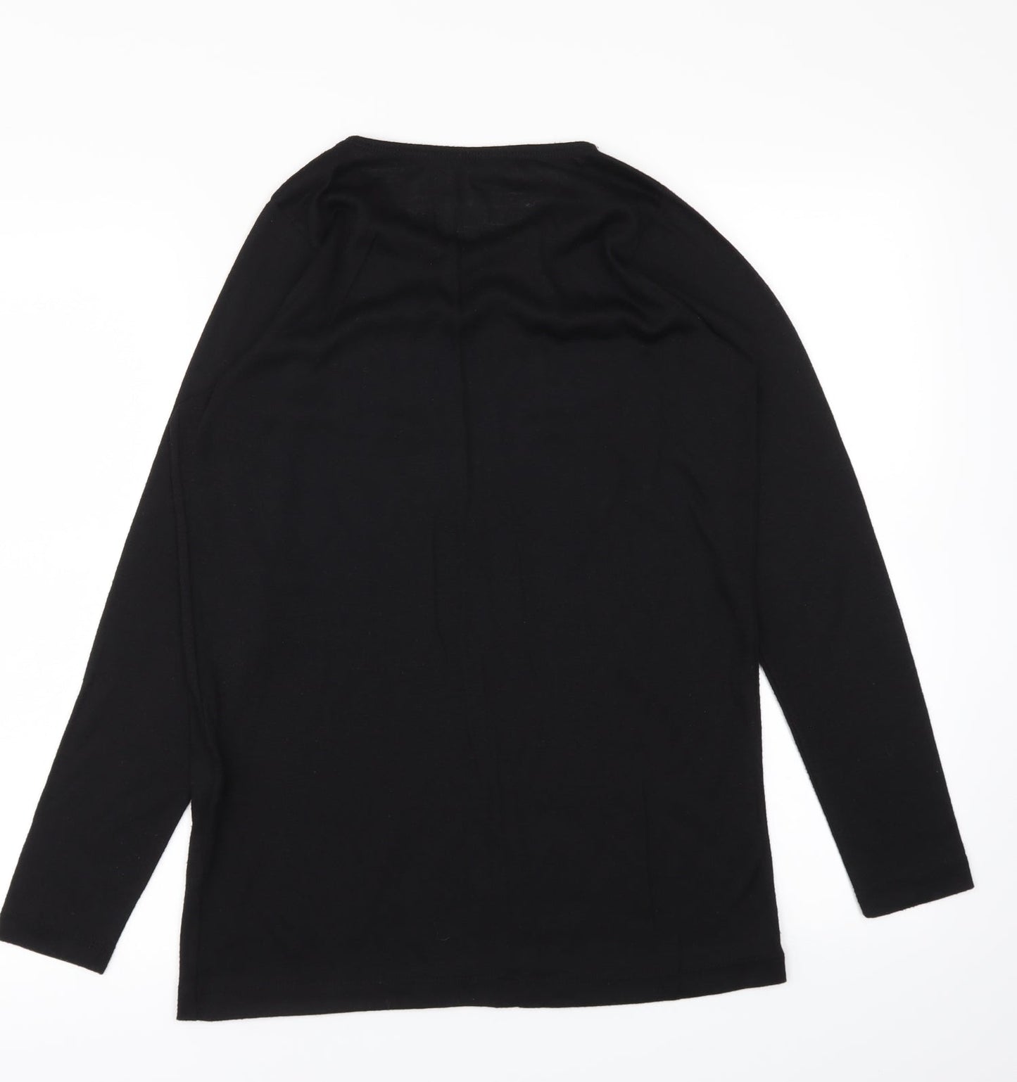 Preworn Womens Black   Basic T-Shirt Size L