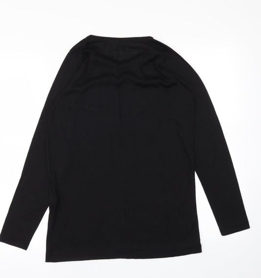 Preworn Womens Black   Basic T-Shirt Size L