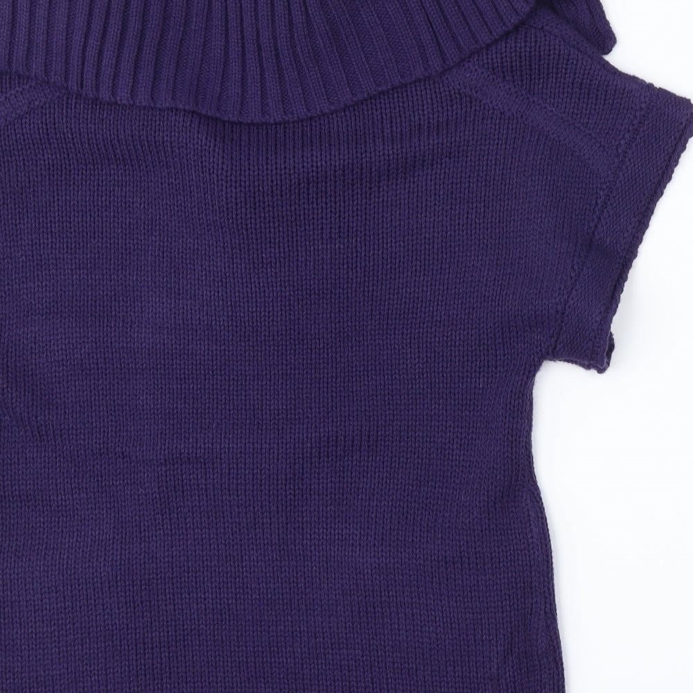 Chloe White Womens Purple   Full Zip Jumper Size 14