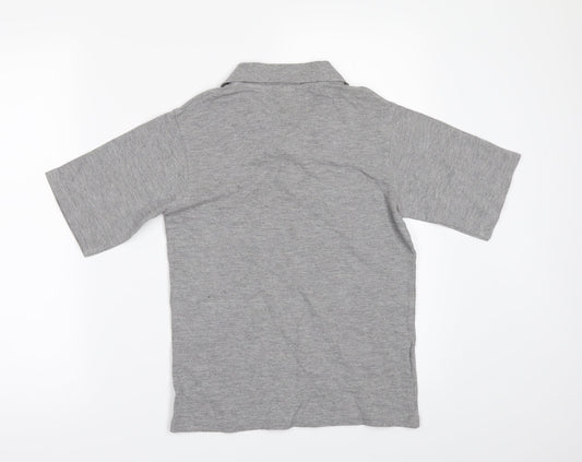 Lady Bird Boys Grey   Basic Polo Size 9-10 Years