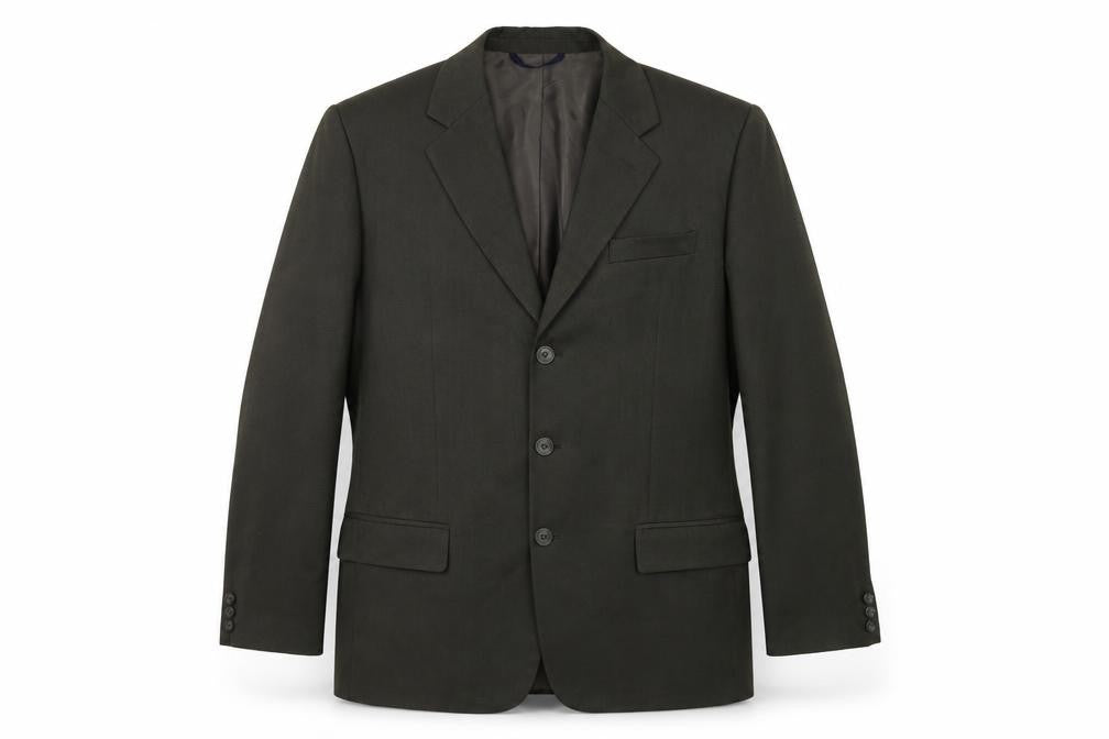 Preworn Mens Green   Jacket Suit Jacket Size 42
