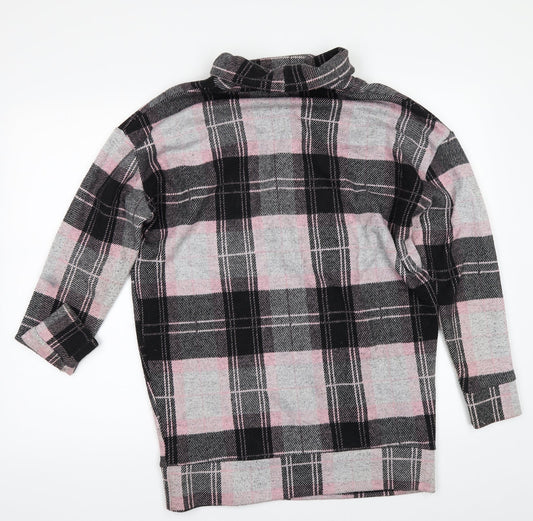 River Island Womens Multicoloured Check  Pullover Jumper Size 8