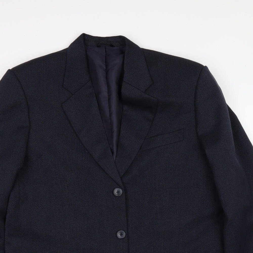 Preworn Mens Blue   Jacket Suit Jacket Size 42