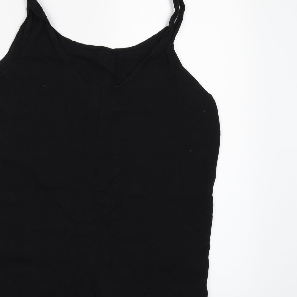 ASOS Womens Black   Playsuit One-Piece Size 4