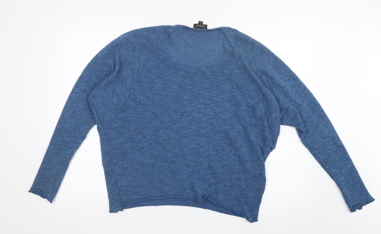 Topshop Womens Blue   Basic T-Shirt Size 10