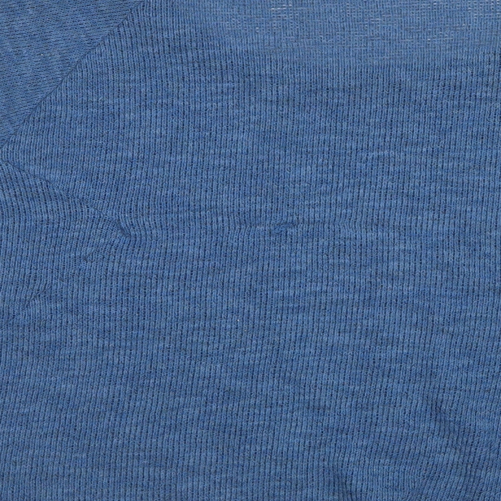 Topshop Womens Blue   Basic T-Shirt Size 10